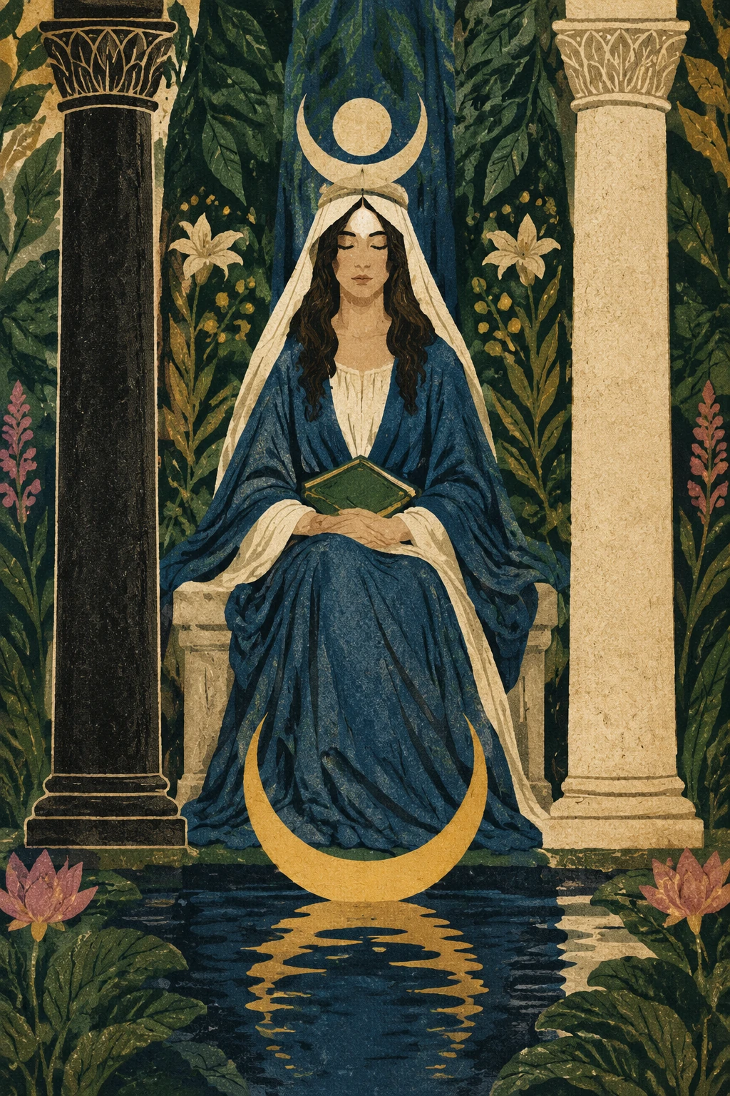 The High Priestess tarot card